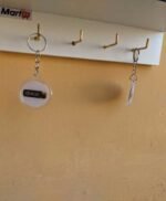 Famous on Ikea wall Mounted Key holder  grey & white - Image 3