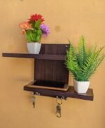Wall Decor Shelf Mobile charging stand & Key holder