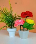 Pack of 2 Different plant & pot same as picture - Image 2