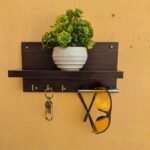 Wall Mounted wooden  Key holder Keychain organizer Stand Home Decoration