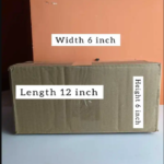 20 pcs Shipping Boxes Size 12 inch by 6 inch by 6 inch Packing Material