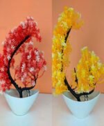 Pack of Two Red & yellow plant same as picture
